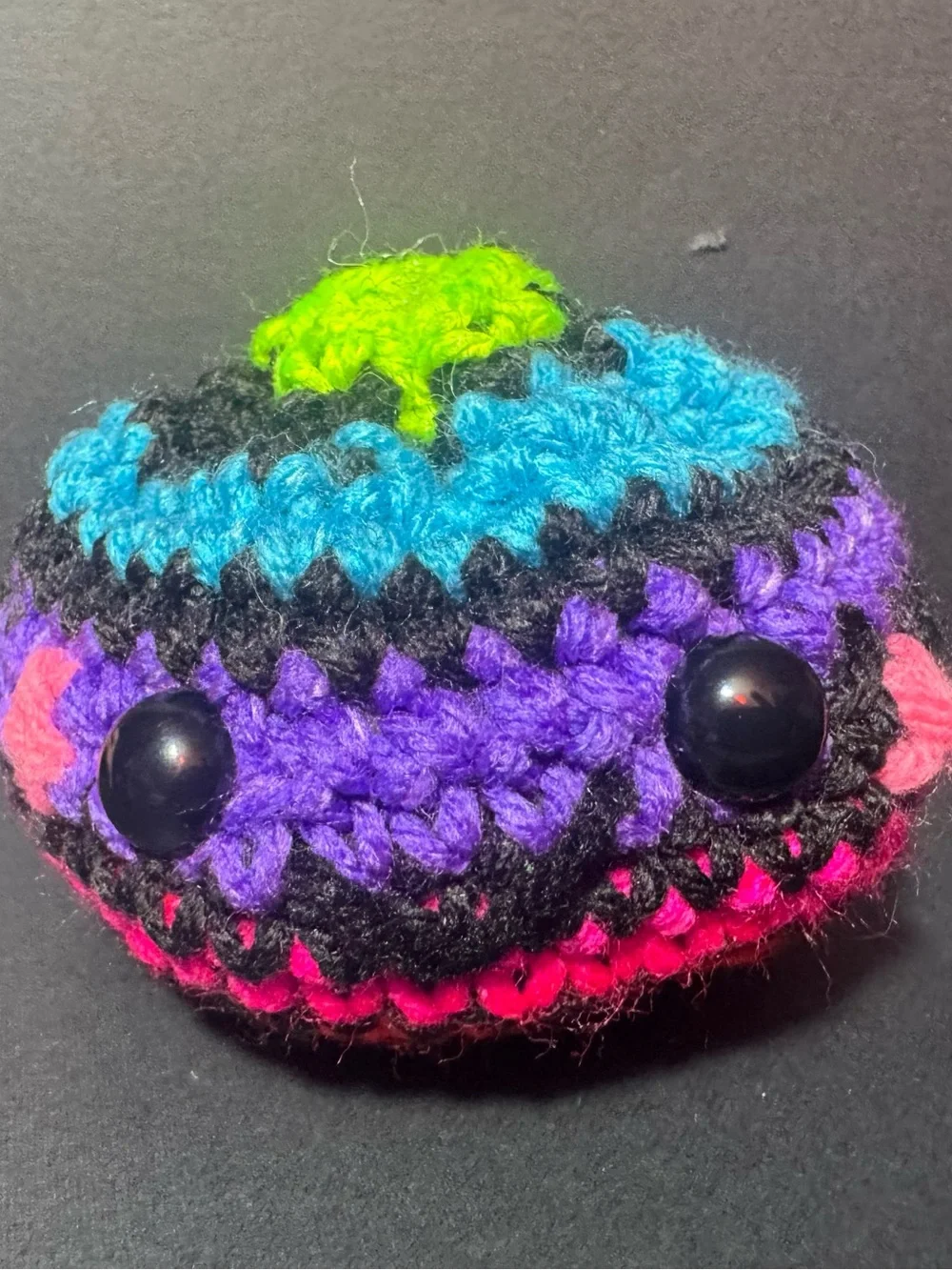 Handmade Crocheted Plush Dumpling Amigurumi - Multicolor